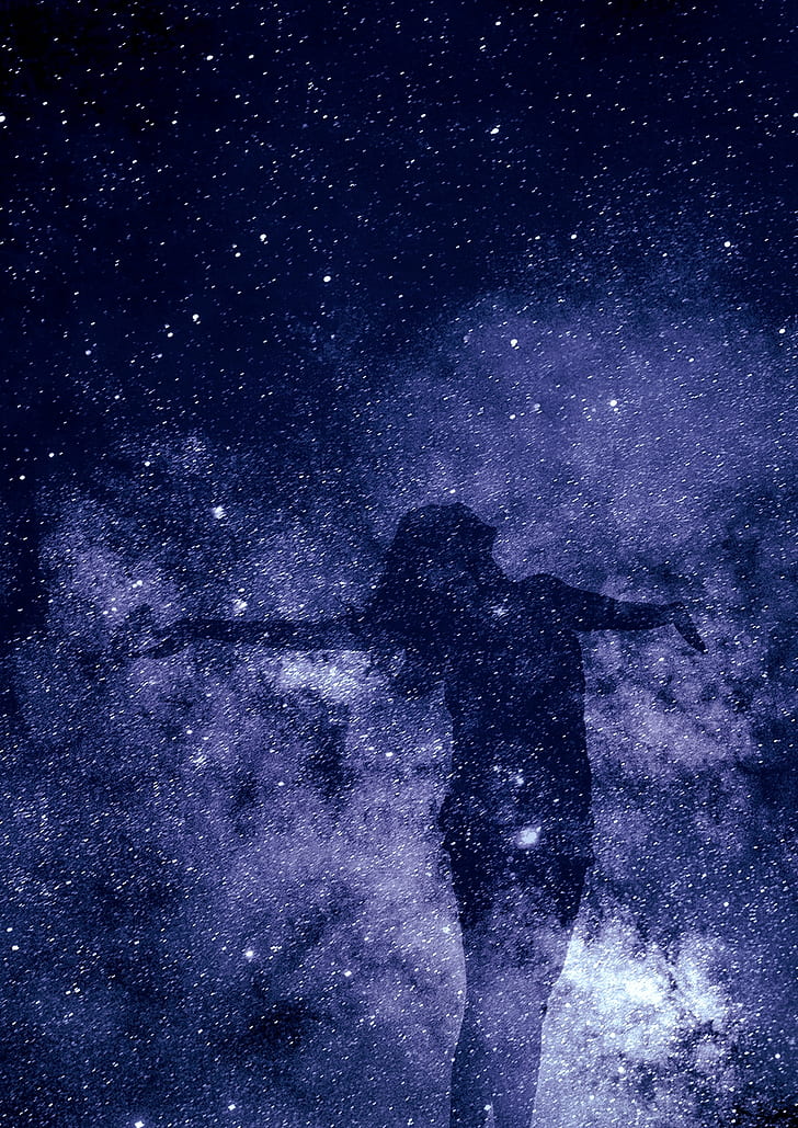 Universe Creation Spirituality Silhouette Preview